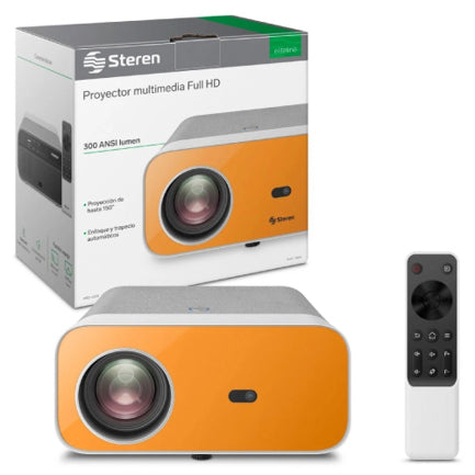 STEREN - Proyector Multimedia STEREN FULL HD 300 LM ANSI WIFI