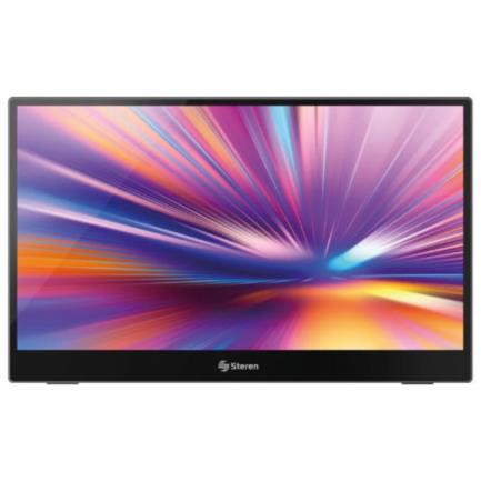 STEREN - Monitor Steren 15.6" Touch Resolución 1920x1080 LCD IPS Portátil