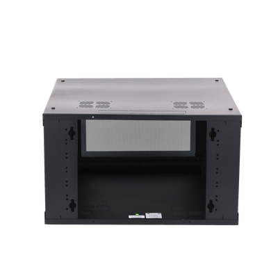 LINKEDPRO - Gabinete de Pared con Puerta de Cristal Templado, 635 mm de Profundidad, 6U Rack de 19 in, Acero Reforzado