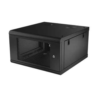 LINKEDPRO - Gabinete de Pared con Puerta Perforada, 635mm de Profundidad, 6U Rack de 19 in, Acero Reforzado