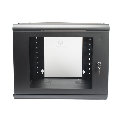 LINKEDPRO - Gabinete de Pared 9U de 635 mm de Profundidad, Rack de 19 in en Acero Reforzado: Compacto y Resistente para Soluciones Profesionales