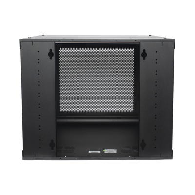 LINKEDPRO - Gabinete de Pared con Puerta Perforada, 635mm de Profundidad, 9U Rack de 19 in, Acero Reforzado