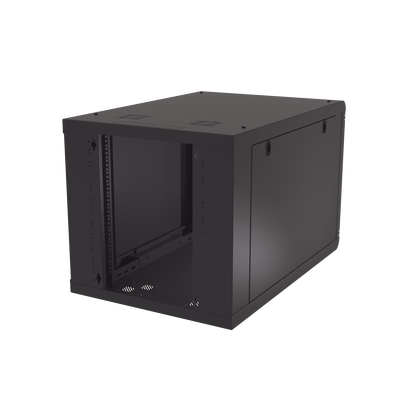 LINKEDPRO - Gabinete de Pared 12U de 1027 mm de Profundidad: Máxima Profundidad y Protección en Acero Reforzado, Ideal para UPS y Servidores de 19"