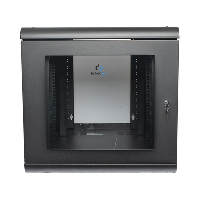 LINKEDPRO - Gabinete de Pared 12U de 1027 mm de Profundidad: Máxima Profundidad y Protección en Acero Reforzado, Ideal para UPS y Servidores de 19"