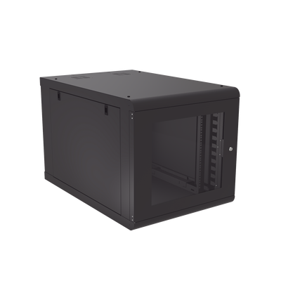 LINKEDPRO - Gabinete de Pared 12U de 1027 mm de Profundidad: Máxima Profundidad y Protección en Acero Reforzado, Ideal para UPS y Servidores de 19"