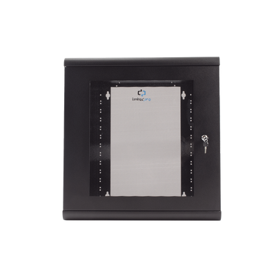 LINKEDPRO - Gabinete de Pared 16U de 635 mm de Profundidad, Rack de 19 in en Acero Reforzado: Compacto y Resistente para Soluciones Profesionales