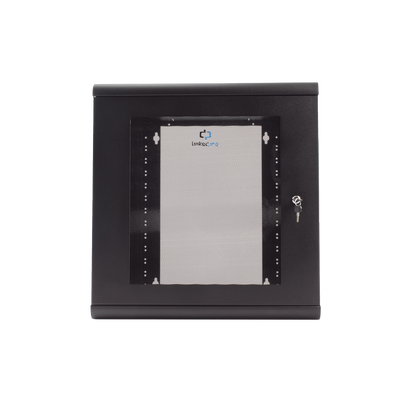 LINKEDPRO - Gabinete de Pared 16U de 635 mm de Profundidad, Rack de 19 in en Acero Reforzado: Compacto y Resistente para Soluciones Profesionales