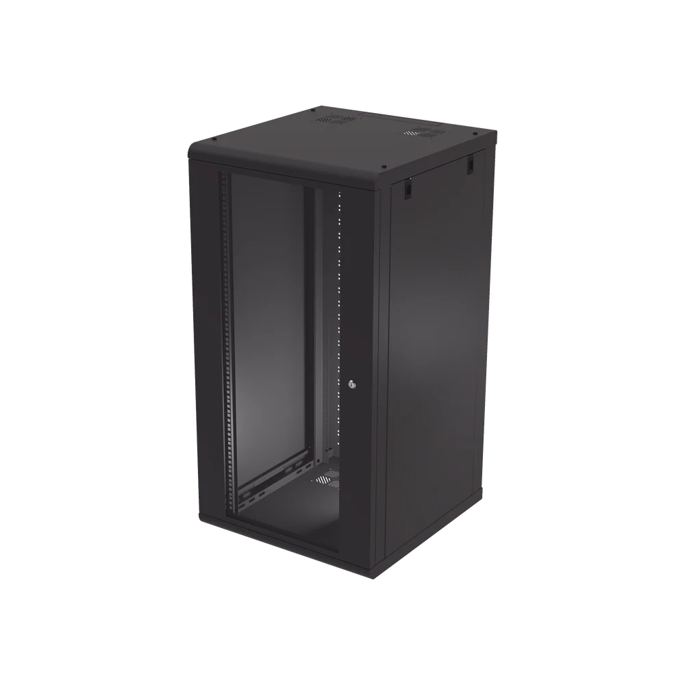 LINKEDPRO - Gabinete de Pared 24U de 635 mm de Profundidad, Rack de 19 in en Acero Reforzado: Compacto y Resistente para Soluciones Profesionales
