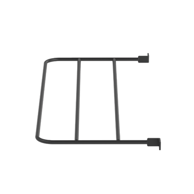 PANDUIT - Barra para Aliviar Tensión o Peso Atrás de Patch Panel, Extendida de 7 Pulgadas, Color Negro