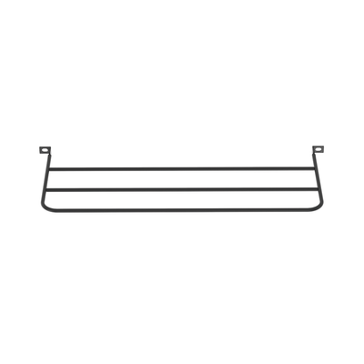 PANDUIT - Barra para Aliviar Tensión o Peso Atrás de Patch Panel, Extendida de 7 Pulgadas, Color Negro