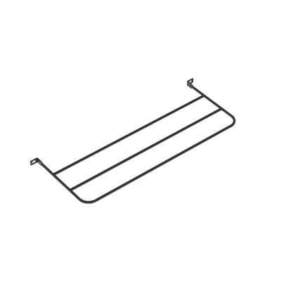PANDUIT - Barra para Aliviar Tensión o Peso Atrás de Patch Panel, Extendida de 7 Pulgadas, Color Negro