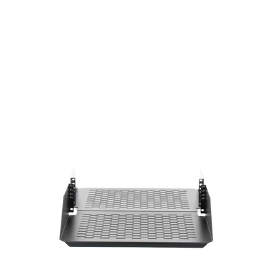 PANDUIT - Charola Para Soportar Equipos en Rack de 19in, Ventilada, Frontal y Posterior, Capacidad de 136 Kg, 3UR