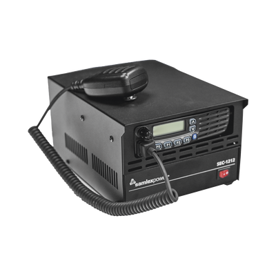 EPCOM INDUSTRIAL - Gabinete para Radios ICOM Serie 121/221/121S/221S/M/5013 compatible con Fuente de Poder SEC (Fuente y Radio NO incluidos).
