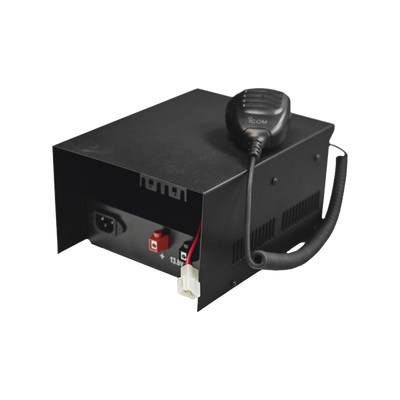 EPCOM INDUSTRIAL - Gabinete para Radios ICOM Serie 121/221/121S/221S/M/5013 compatible con Fuente de Poder SEC (Fuente y Radio NO incluidos).