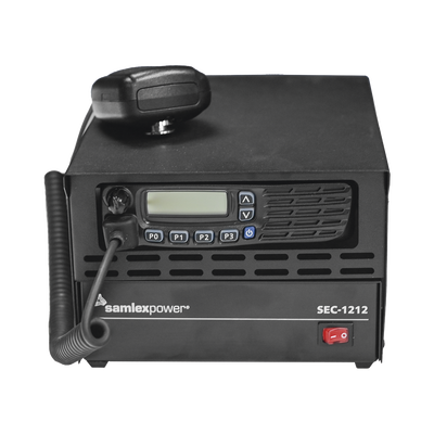 EPCOM INDUSTRIAL - Gabinete para Radios ICOM Serie 121/221/121S/221S/M/5013 compatible con Fuente de Poder SEC (Fuente y Radio NO incluidos).