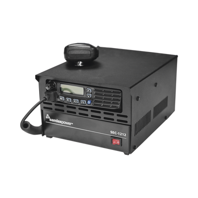 EPCOM INDUSTRIAL - Gabinete para Radios ICOM Serie 121/221/121S/221S/M/5013 compatible con Fuente de Poder SEC (Fuente y Radio NO incluidos).