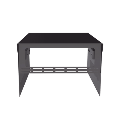 EPCOM INDUSTRIAL - Gabinete de acero en color negro, para usar como base con radio aéreo IC-A120 y fuente de alimentación SEC1223