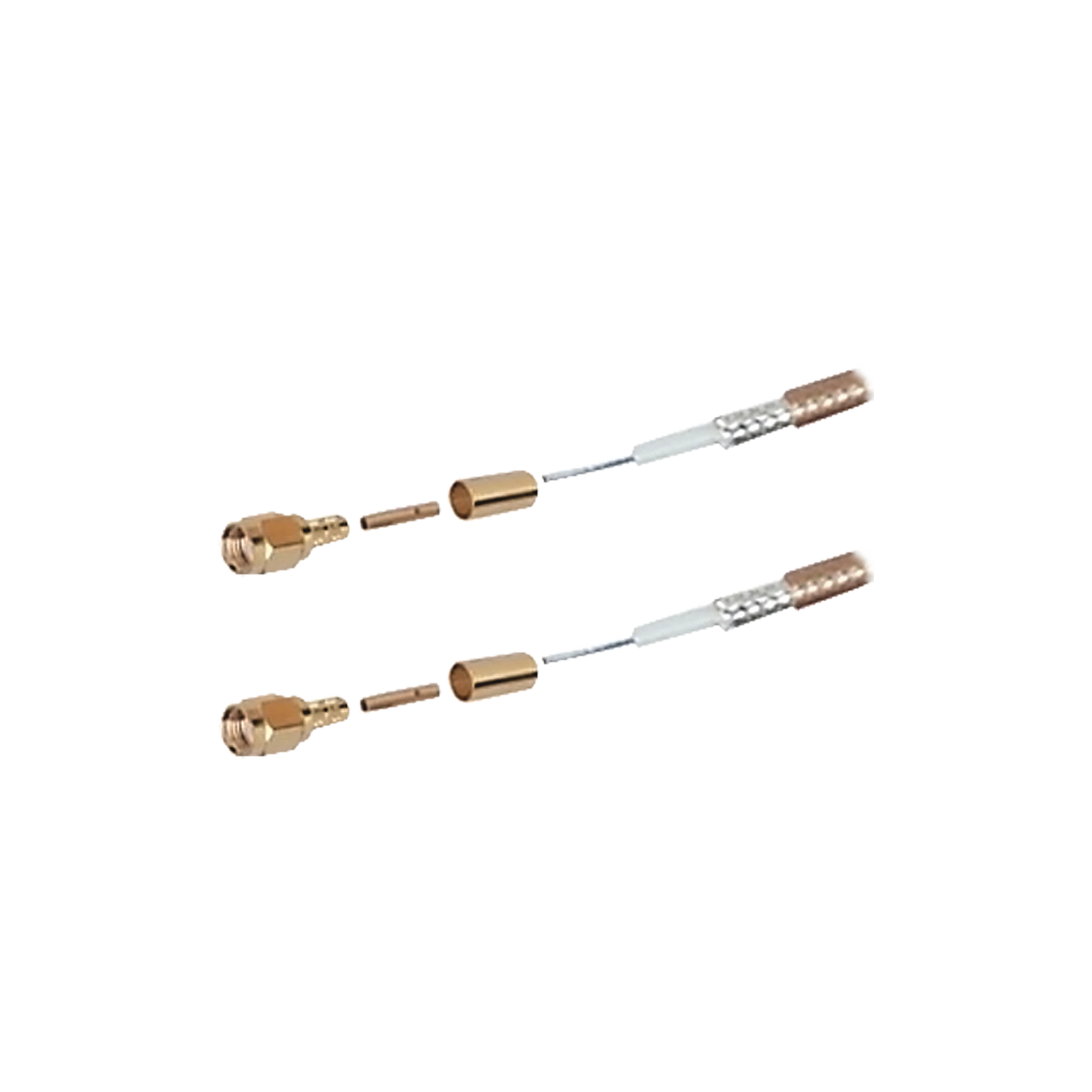 EPCOM INDUSTRIAL - Jumper con RG-142/U de 60 cm (23.62 Pulgadas), con Conector SMA Macho Inverso en Extremo y en el Otro SMA Macho Inverso en Angulo Recto.