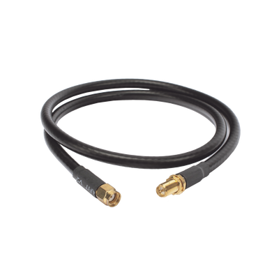 EPCOM INDUSTRIAL - Cable LMR-240 de 60 cm con Conectores SMA Macho Inverso y SMA Hembra Inverso.