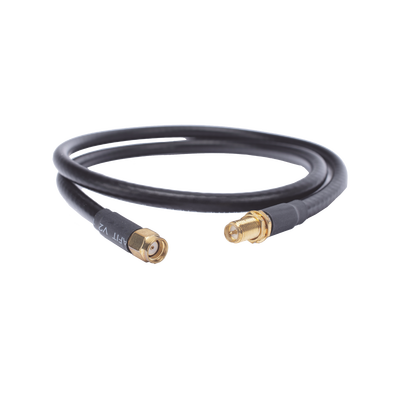 EPCOM INDUSTRIAL - Cable LMR-240 de 60 cm con Conectores SMA Macho Inverso y SMA Hembra Inverso.