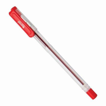 SAMSILL - Bolígrafo Samsill Escolar Tipo Gel Punto Fino 0.7 mm Color Rojo C/12