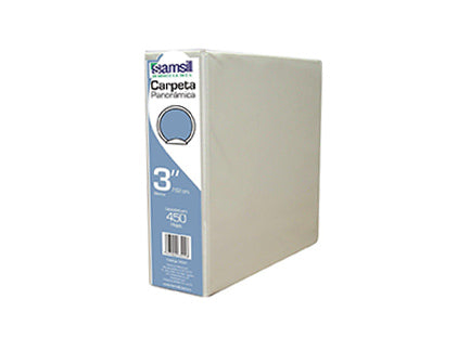 SAMSILL - Carpeta Vinil Samsill "O" Blanca 3" P/450 Hjs C/12