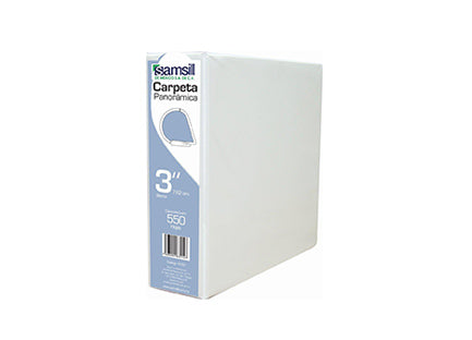 SAMSILL - Carpeta Vinil Samsill "D" Blanca 3" P/550 Hjs C/12