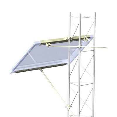 EPCOM INDUSTRIAL - Montaje para Un Módulo Solar Mediano para Instalación en Torre de tramo STZ35, STZ35G, STZ45, STZ45G.