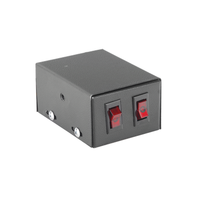 EPCOM INDUSTRIAL - Gabinete metálico con 2 interruptores iluminados para barra de luces