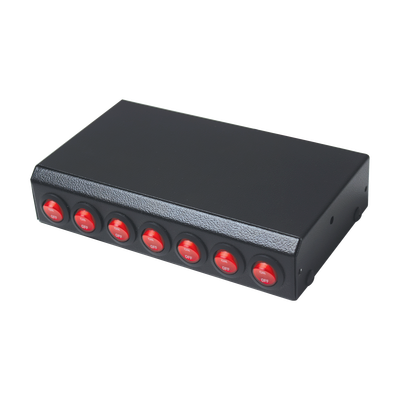 EPCOM INDUSTRIAL - Switchera con 7 interruptores para barra de luces