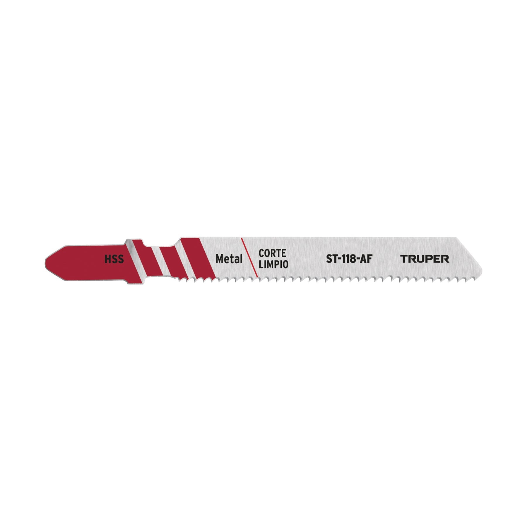 Blister con 5 seguetas 18 DPP zanco 'T' corte recto metal