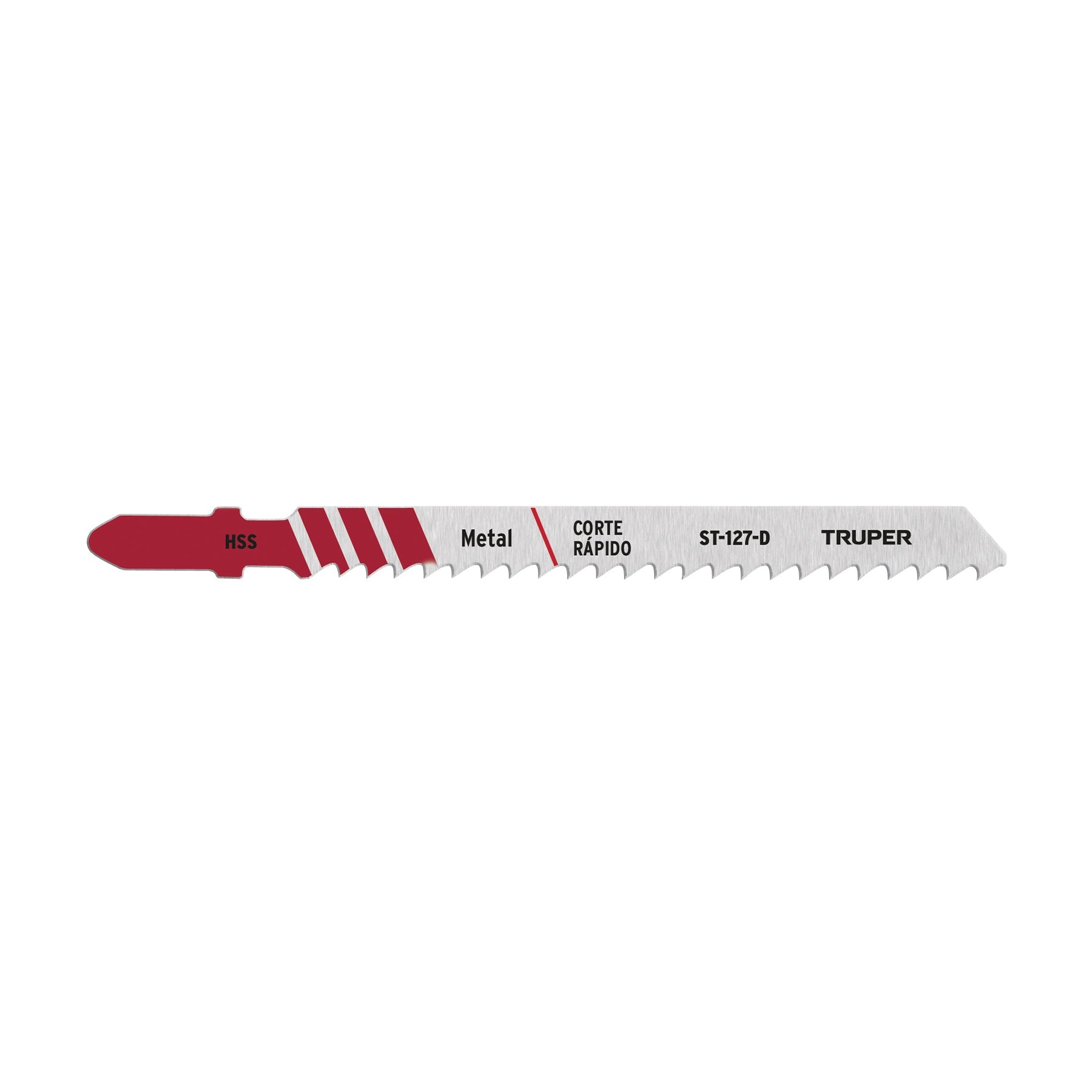Blister con 5 seguetas 8 DPP zanco 'T' corte recto metal
