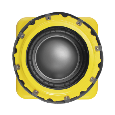 TRUAUDIO - Subwoofer subterráneo de 10 in | 200 Watts | 4 Ohms | Amarillo