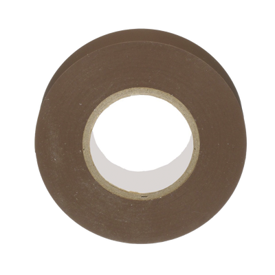 PANDUIT - Cinta Eléctrica STRONGHOLD para Aislar, de PVC, Uso General Reparación y Mantenimiento, Grosor de 0.18mm (7 mil), Ancho de 19mm, y 20.12m de Largo, Color Café