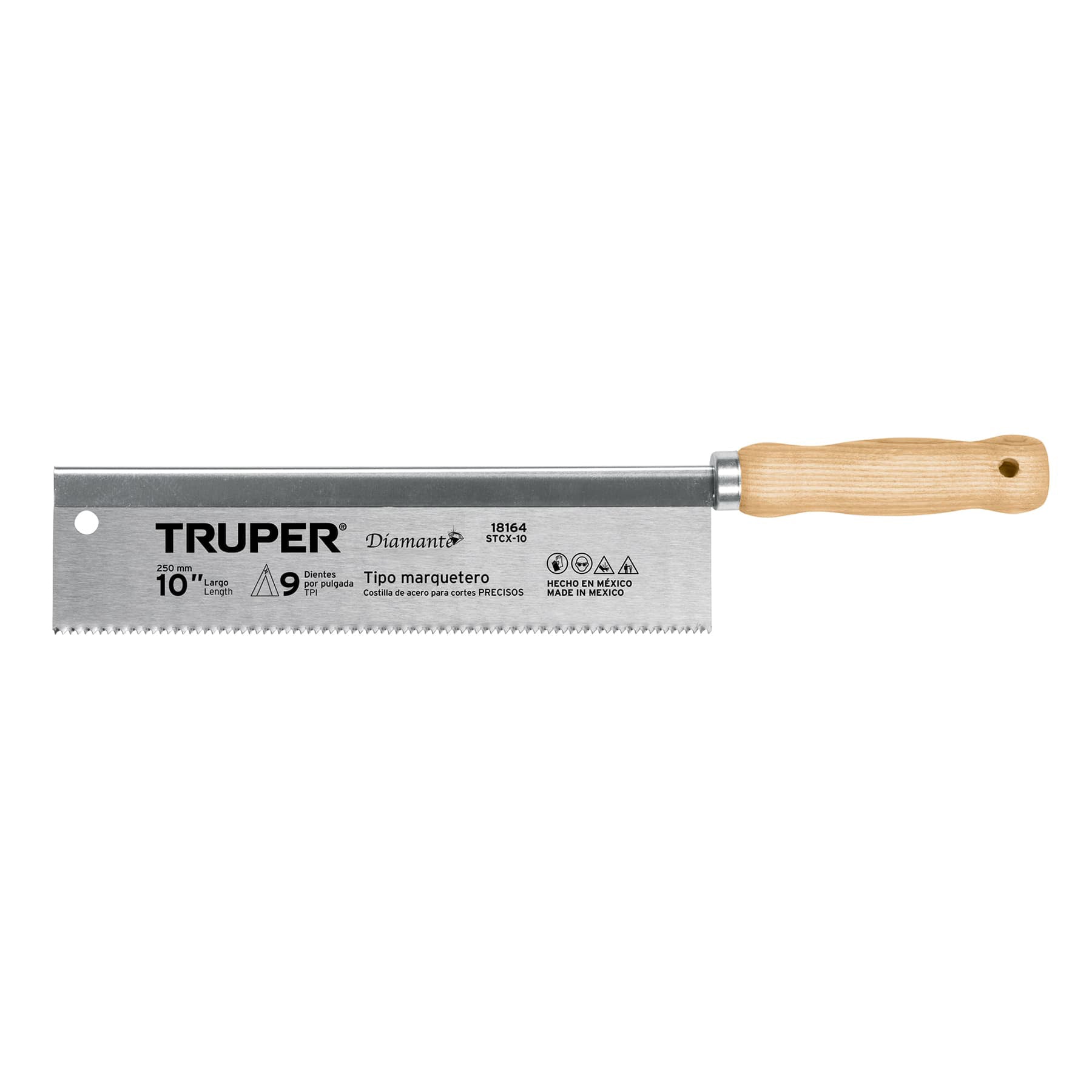 Serrucho tipo marquetero 10', 12 DPP, TRUPER