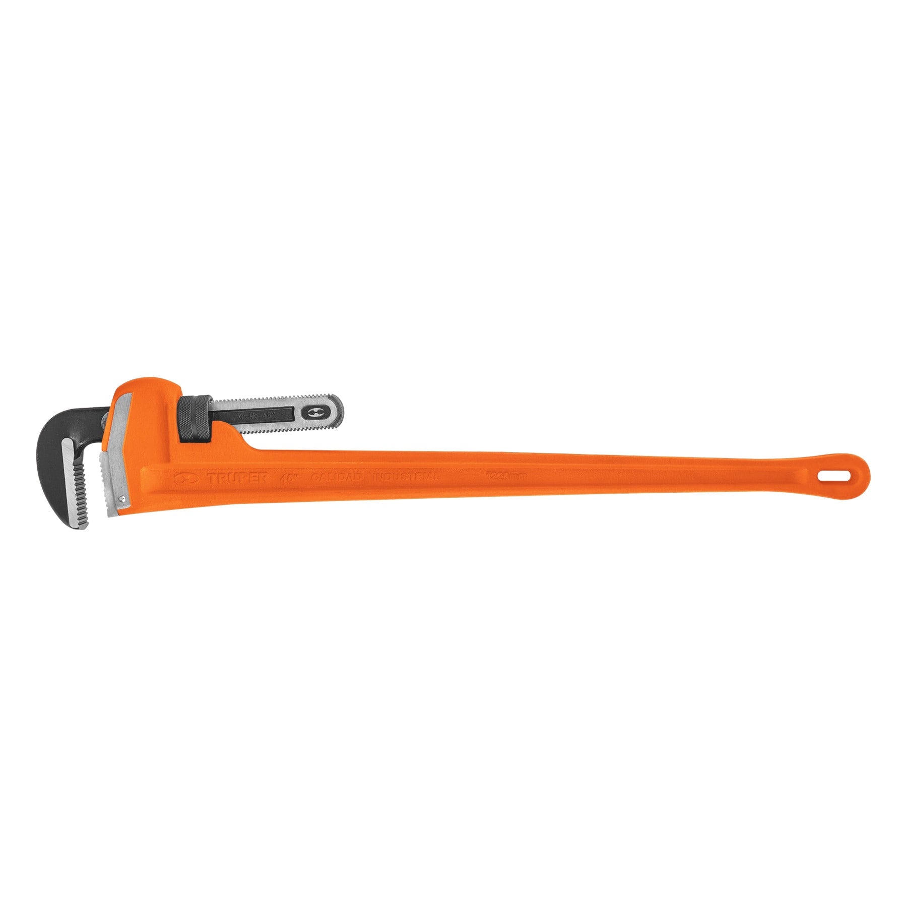 Llave stilson 48' cuerpo robusto de hierro ductil, Truper