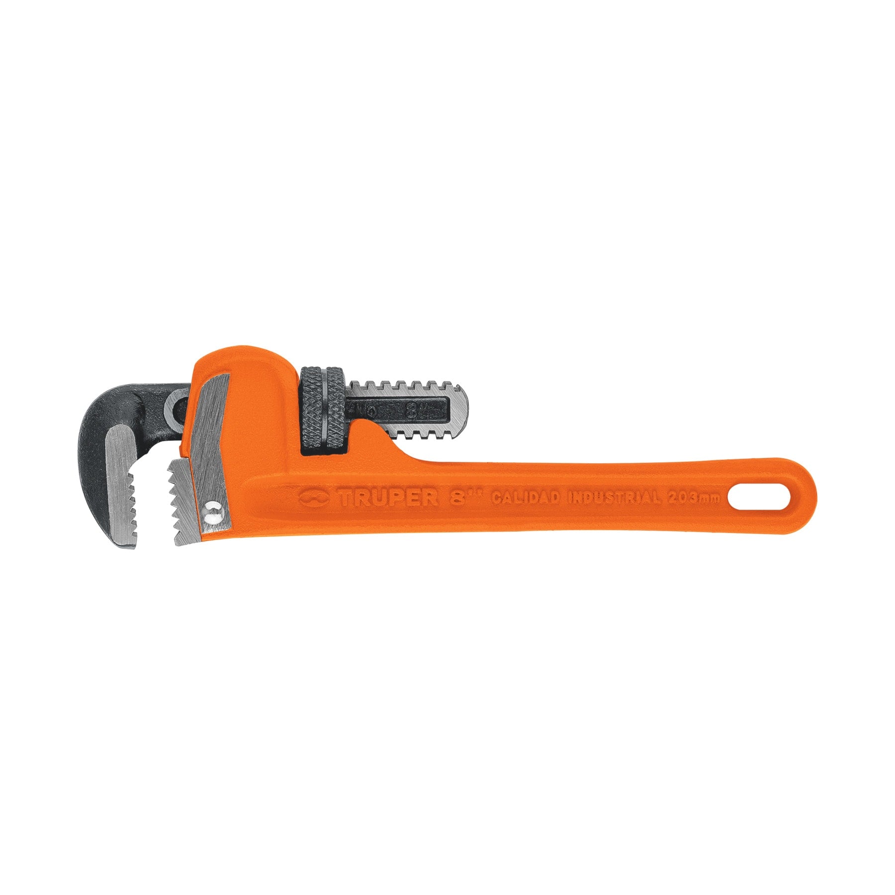 Llave stilson 8' cuerpo robusto de hierro ductil, Truper