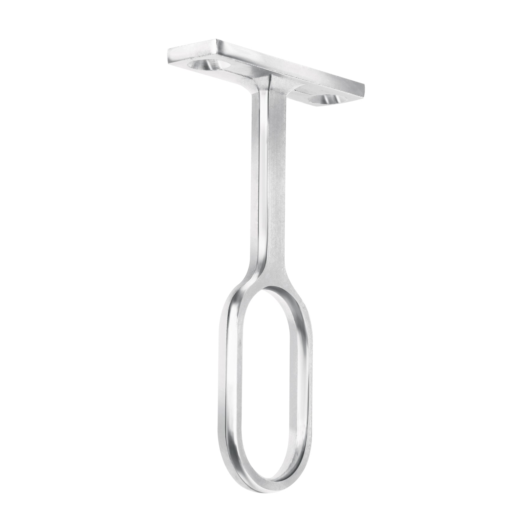 Soporte central para tubo ovalado de closet, HERMEX