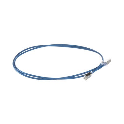 PANDUIT - Patch Cord Cat6A, Diametro Reducido 28 AWG, Blindado S/FTP, CM/LS0H, 1.5 Metros (4.92 Pies), Color Azul