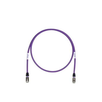 PANDUIT - Patch Cord Cat6A, Blindado S/FTP, CM/LS0H, 3.05 Metros (10 Pies), Color Violeta