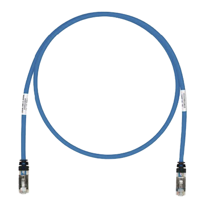 PANDUIT - Patch Cord Cat6A, Blindado S/FTP, CM/LS0H, 2 Metros (6.56 Pies), Color Azul