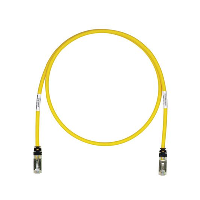 PANDUIT - Patch Cord Cat6A, Blindado S/FTP, CM/LS0H, 0.91 Metros (3 Pies), Color Amarillo