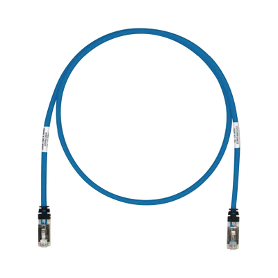 PANDUIT - Patch Cord Cat6A, Blindado S/FTP, CM/LS0H, 15.24 Metros (50 Pies), Color Azul