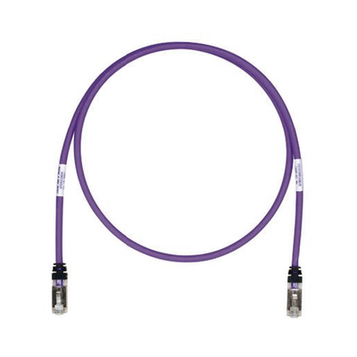 PANDUIT - Patch Cord Cat6A, Blindado S/FTP, CM/LS0H, 1.52 Metros (5 Pies), Color Violeta