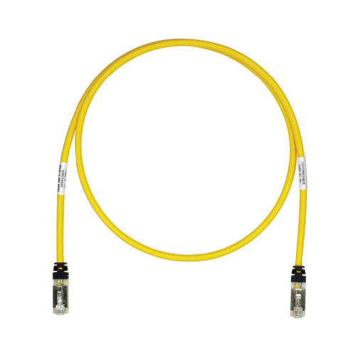 PANDUIT - Patch Cord Cat6A, Blindado S/FTP, CM/LS0H, 2.13 Metros (7 Pies), Color Amarillo