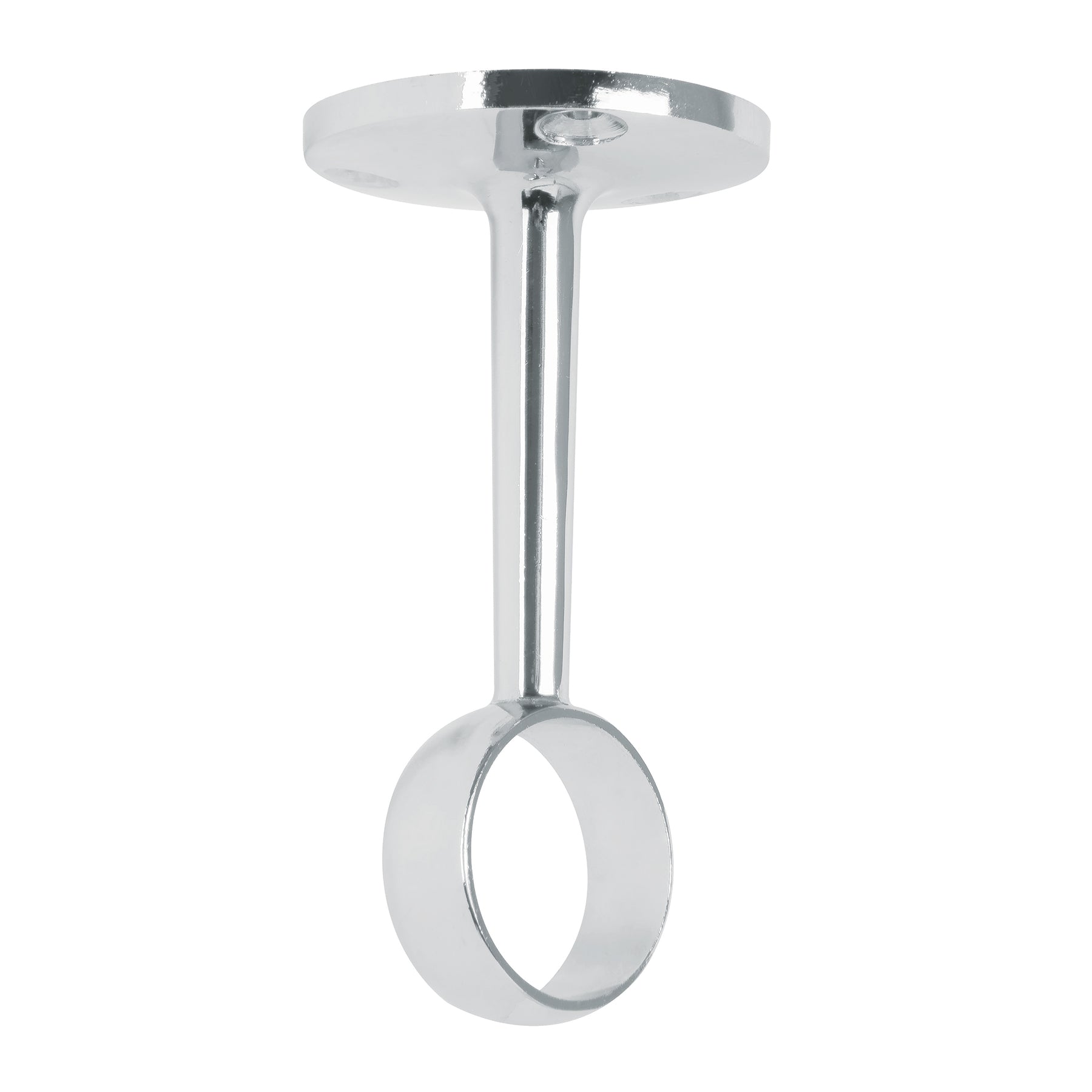 Soporte central para tubo redondo de closet, HERMEX