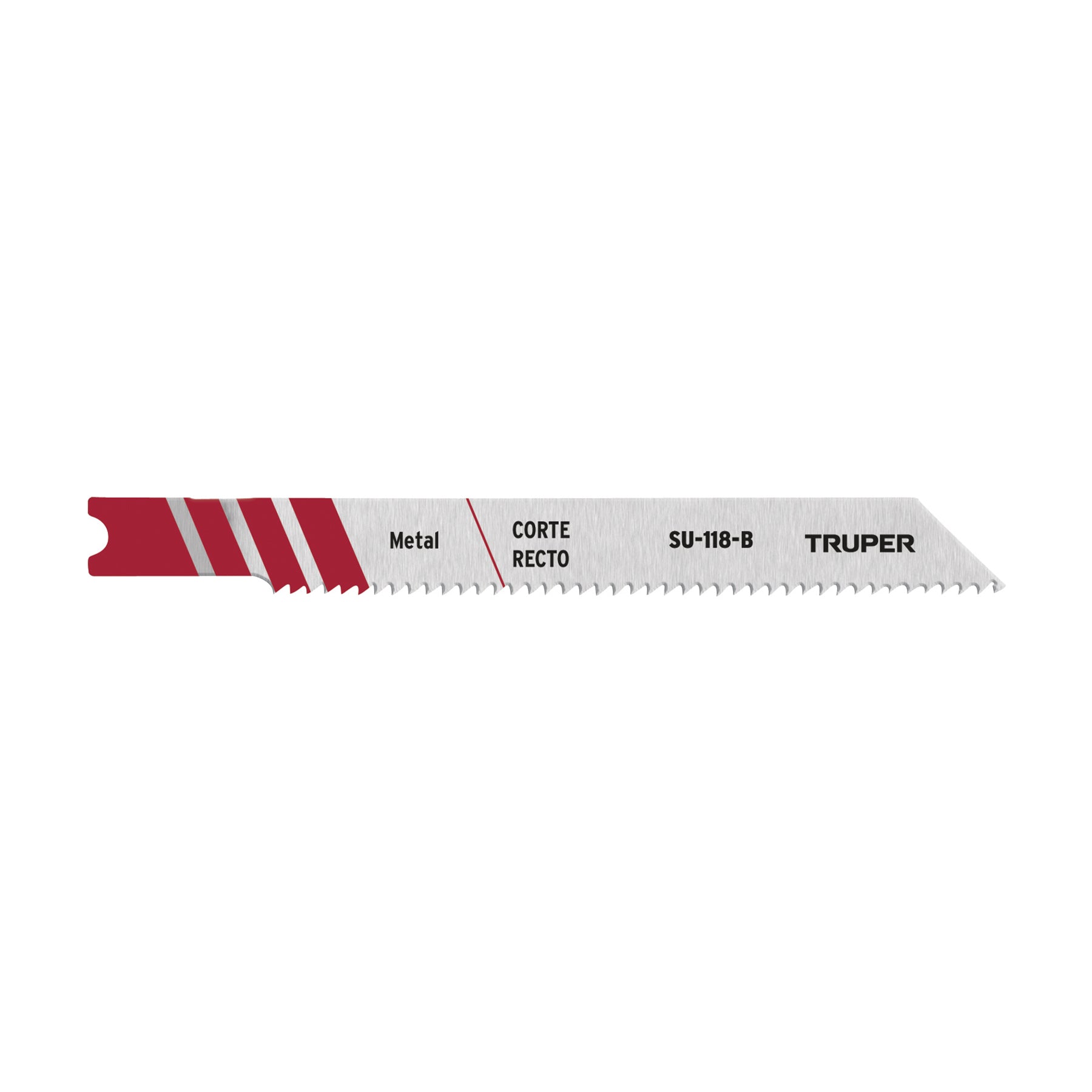 Blister con 5 seguetas 12 DPP zanco 'U' corte recto metal