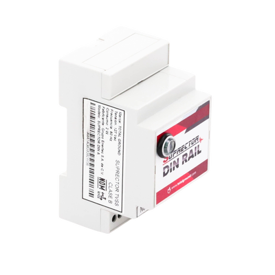 TOTAL GROUND - Supresor de Picos tipo Din Rail Voltaje: 127 VCA, 1 Fase, 3 Hilos.