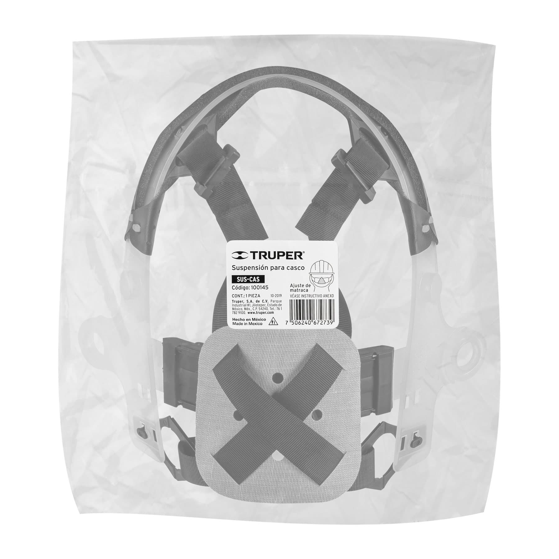 Suspension para cascos, ajuste por matraca, Truper