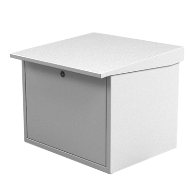 EPCOM INDUSTRIAL - Gabinete para resguardo de baterías (hasta dos baterías PL110D12). Lámina Galvanizada.